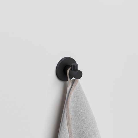 Clou Kaldur crochet simple noir mat SW1108689