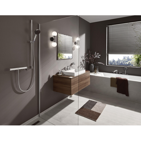 Hansgrohe VIVENIS Wastafelmengkraan - 90 met pop-up trekwaste - hoogglans chroom SW642515