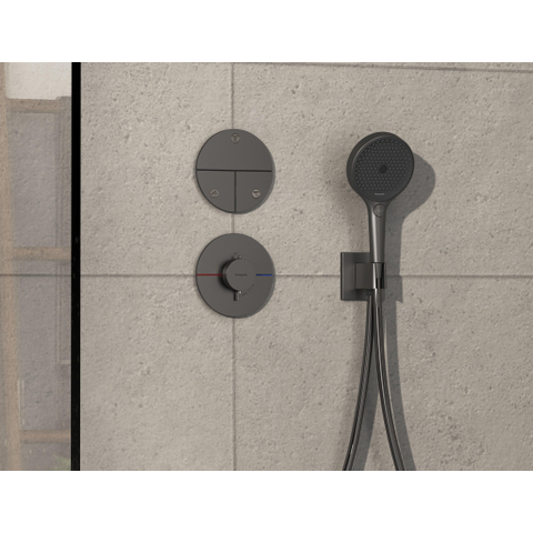 Hansgrohe ShowerSelect Comfort S Mitigeur de douche encastré pour 3 fonctions black chrome SW918107