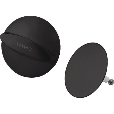 Hansgrohe Flexaplus Universeel - afbouwdeel - voor badafvoer- en overloopcombinatie - mat zwart SW358992