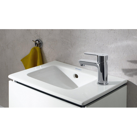 Duravit A.1 1 greeps wastafelmengkraan - 137x43x125mm - hoogglans chroom SW420798