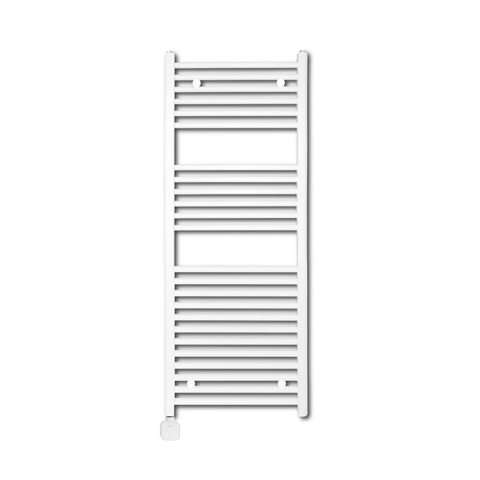 Sanicare Lumara Radiateur electrique - 120x50cm - 750W - thermostat blanc - en bas à gauche - wifi - aluminium - blanc mat SW1581517