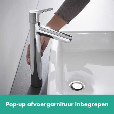 Hansgrohe Talis S wastafelkraan - 190 met waste - hoogglans chroom SW29016