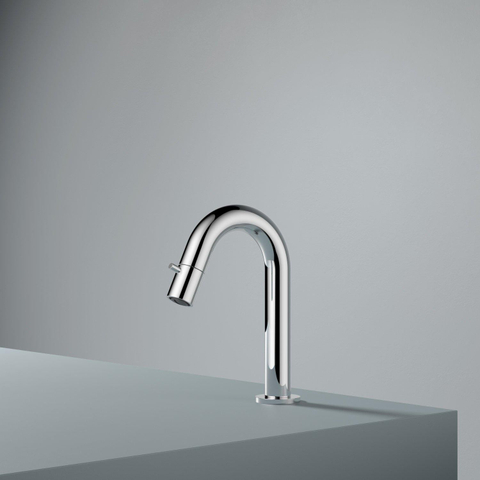 Hotbath Buddy Fonteinkraan - U uitloop - 11.8cm - opbouw - hoogglans chroom SW11867