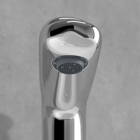 Villeroy & Boch Antao 1 greeps wastafelkraan - 140mm - met push open afvoergarnituur - hoogglans chroom SW974137