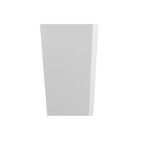 Sanicare Denso Radiateur électrique - 180x40cm - 948W - design - thermostat - noir - en bas à droite - blanc mat SW1000734