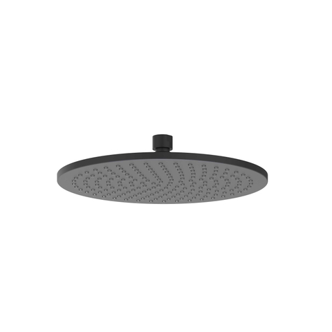 IVY Pact Ensemble de douche pluie - encastré - symmetry - inverseur d’arrêt 2 voies - bras mural 40cm - douche de tête medium 25cm - barre de douche avec sortie - flexible de douche 150cm - douchette barre - Noir mat PED SW1036180