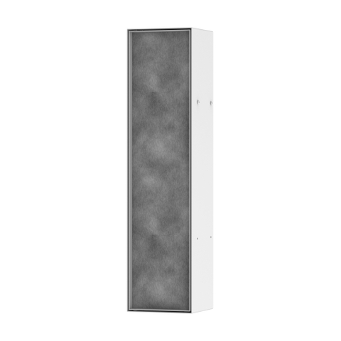 Hansgrohe XtraStoris Rock Porte-brosse WC - tablette - porte carrelable - blanc mat SW1590305