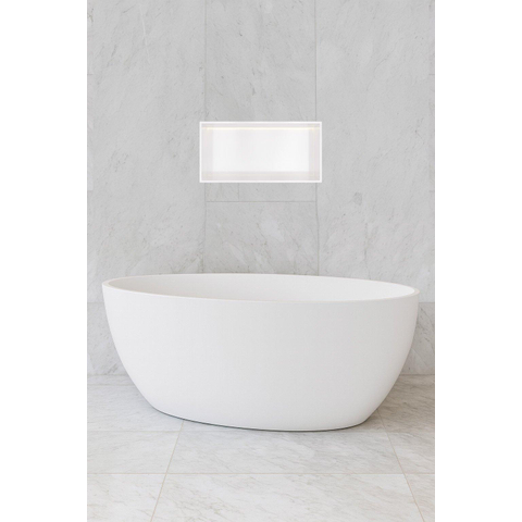 Hotbath &MORE Inbouwbox of inbouwnis - 30x60x10 - met LED - IP44 - mat wit SW1246592