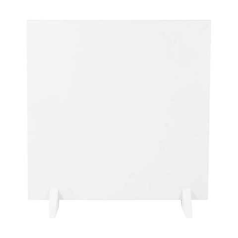 Eurom E-infrared Panneau infrarouge - 63.8x64cm - IP24 - 425watt - sol/mur - Vertical - métal blanc mat SW999836