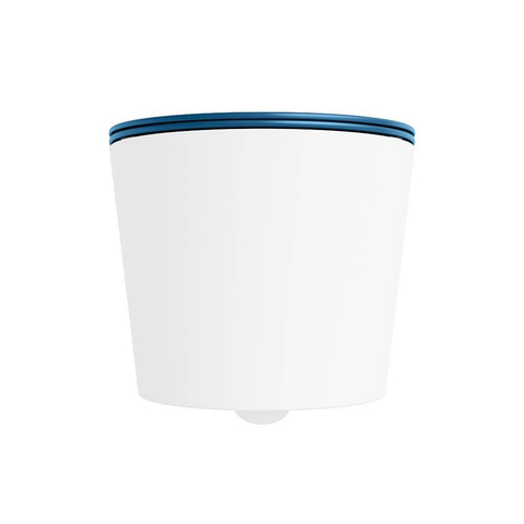 Mondiaz LAVIE hangtoilet – spoelrandloos – 36 x 53 cm – met softclose zitting – Talc (wit), zitting Jeans (blauw) SW1208644