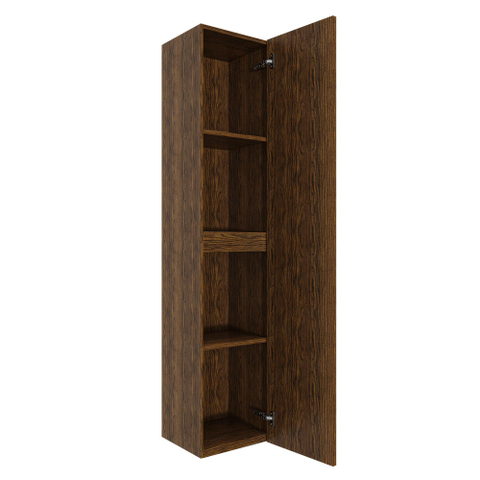 Saniclass Holz Frame Colonne haute - 140x35x38cm - 2 portes - Noyer pur SW1420783