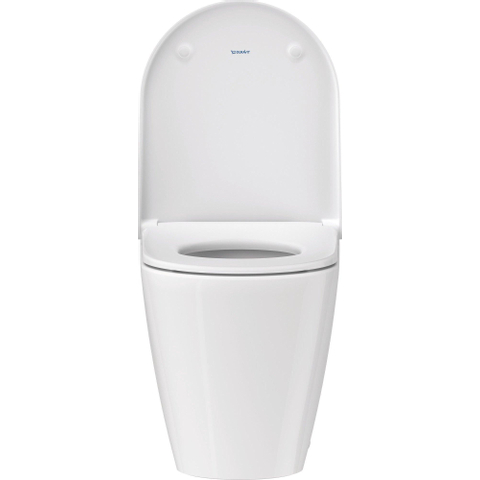 Duravit D-neo Staand toilet - 37x58x40cm - rimless - wit hoogglans SW640436