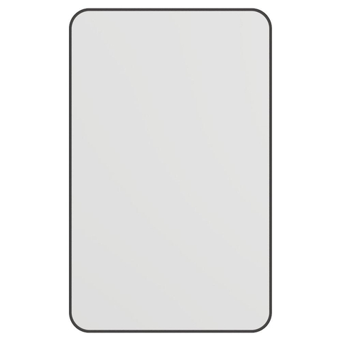 HCK Mirror Deco Round Corner Black 50x80cm 3cm 3pp OUTLETSTORE STORE44893