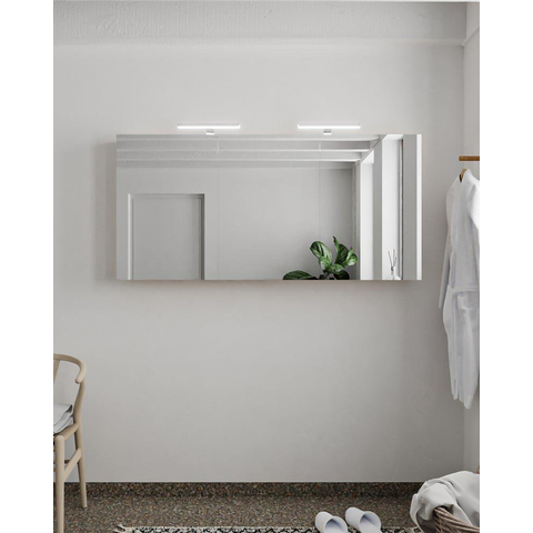 Mondiaz CUBB armoire de toilette – 150 x 70 x 18 cm – 3 portes – Linen (blanc cassé) SW410891