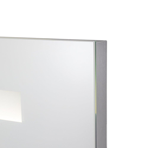 Saniclass Spiegel - 140x70cm - verlichting - aluminium SW278175