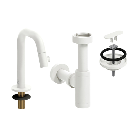 Clou First robinet de lavabo pour (new) flush/first blanc SW445739