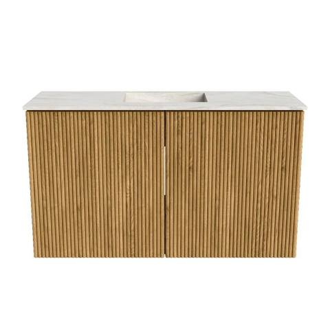 Mondiaz JOYA-DLUX Meuble de salle de bains 70cm - couleur Oak - Vasque FAYE position Milieu 1 trou de robinet couleur Ostra. SW1422192