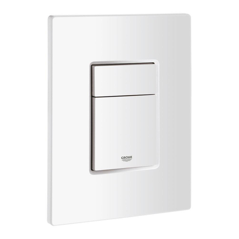 Grohe Skate Cosmopolitan Bedieningsplaat - dualflush - horizontaal/verticaal - kunststof - alpine wit 0720003