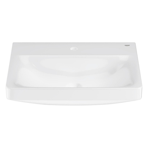 Grohe Euro Ceramic Wastafel - 60x 47cm - met kraangat - zonder overloop - alpine wit SW1234891