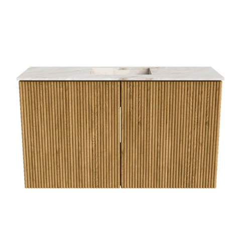 Mondiaz JOYA-DLUX 70cm meuble de toilette - couleur Oak - Vasque FAYE position Milieu Sans trou de robinet couleur Frappe. SW1421878