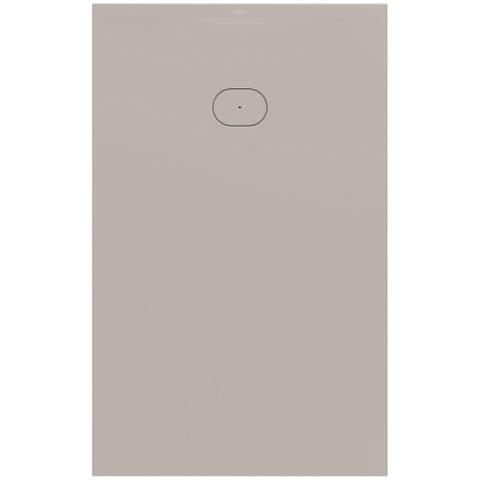 Villeroy & Boch Ecora douchebak - 160x100x4.5cm - afvoer korte zijde - almond (beige) SW1558893