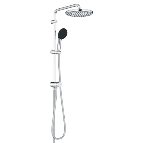 Grohe Vitalio Start 250 Flex Douchesysteem - met omstelkraan - wandmontage - hoofddouche 2 straalsoorten - handdouche 2 straalsoorten - chroom SW1028077