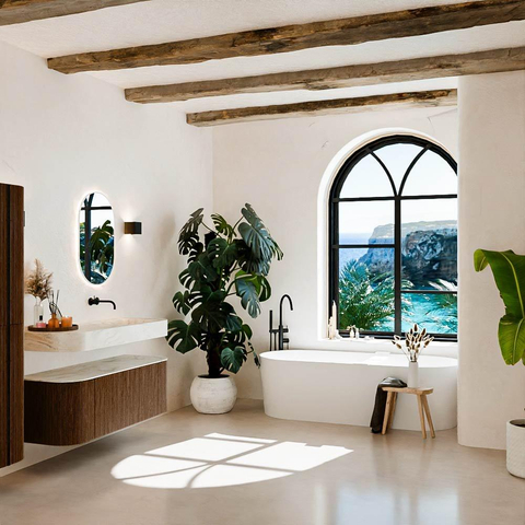 MONDIAZ THOR-DLUX 130cm badmeubel ronding links + rechts kleur Walnut met 1 lade en 2 deuren. Vrijhangende wastafel CLOUD Rechts zonder kraangat kleur Ostra. SW1463608