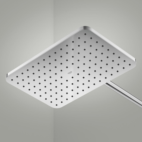 GROHE Vitalio Joy+ System 350x230 douchesysteem met thermostaatkraan - hoofddouche en handdouche - 35x23cm - chroom SW1590105