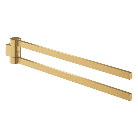 Grohe Selection Handdoekhouder - 40cm - dubbel - draaibaar - brushed cool sunrise (goud) SW482007