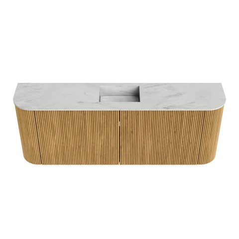 Mondiaz JOYA-DLUX 113.2cm toiletmeubel - ronding links en rechts kleur Oak - Wastafel FAYE positie Midden Zonder kraangat kleur Opalo. SW1422182