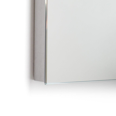 Saniclass spiegel Deline - 100x70cm - verlichting - aluminium SW278196