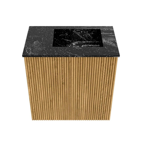 Mondiaz JOYA-DLUX Meuble de toilette 40cm - couleur Oak - Lavabo FAYE position Droite 1 trou de robinet couleur Lava. SW1422052