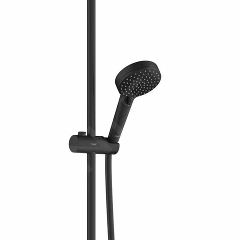 Hansgrohe Vernis Blend Showerpipe - 240 - 1jet - ecosmart - met thermostaat - mat zwart SW803099