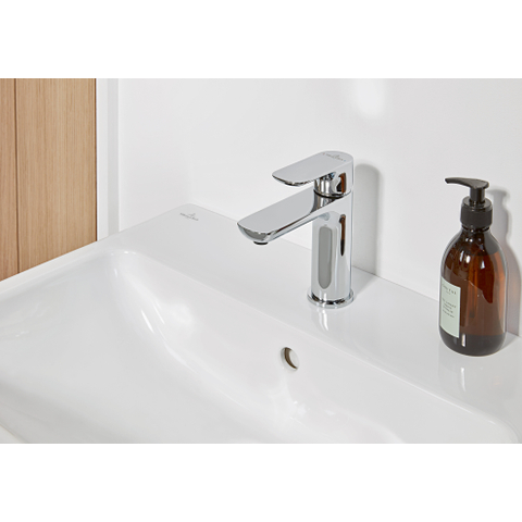 Villeroy & Boch O.novo wastafel - 60x46cm - met overloop - 1 kraangat - White Alpine (glans wit) SW445853