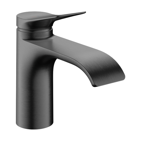 Hansgrohe VIVENIS Wastafelkraan - 8cm - eengreeps - coolstart - zonder waste - zwart chroom SW1387873