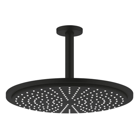 GROHE Rainshower Cosmopolitan 310 douche de tête - 31cm - plafond 14.2cm - phantom black (noir) SW1477517