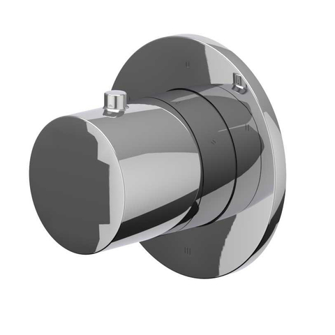 IVY Bond Partie apparente - 3 voies - inverseur-arrêt - symmetry - rosace ronde - Chrome SW1031081