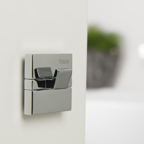 Tiger Safira Haak klein Chroom 4x4x2.2cm CO264530346