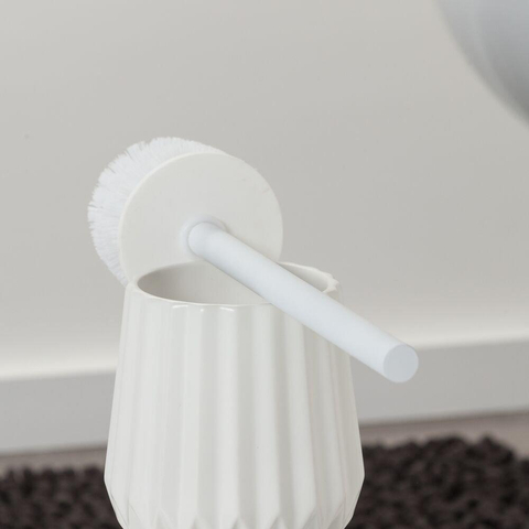 Sealskin Arte Brosse de toilette avec support Céramique Blanc SW207164