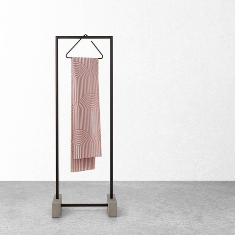 Sealskin Brave Rideau de douche 180x200 cm PEVA Rose foncé / Blanc SW699497
