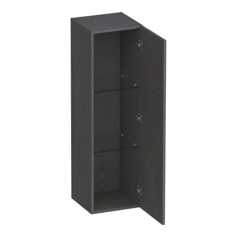 BRAUER Trust armoire de salle de bains - 120x35x35cm - hors poignée rapportée avec 1 porte ouvrant à gauche ou à droite Timber Grey SW1203914