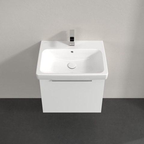 Villeroy & Boch Architectura Wastafelonderkast - 42x55cm - 1 lade - mat wit SW1162206