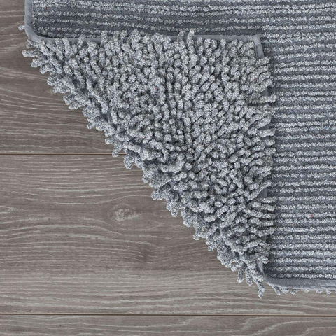 Sealskin Misto Tapis de toilettes Coton 55x60 cm Gris SW71617