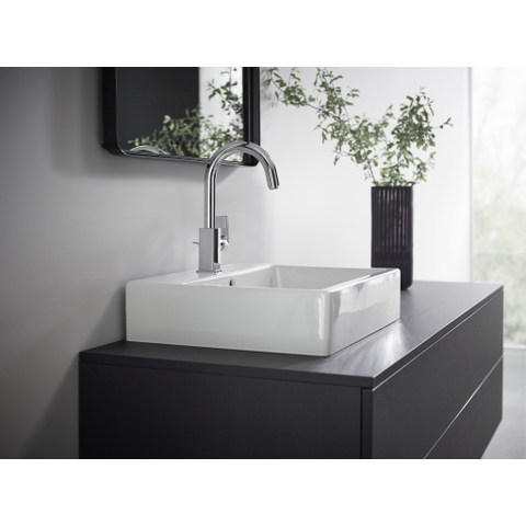 Hansgrohe Vernis Shape 1 greeps wastafelkraan - 210 met draaibare uitloop - met trekwaste - hoogglans chroom SW651435
