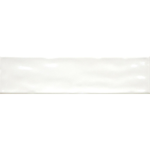 Terravito Corvato wandtegel - 7.5x30cm - 8.5mm - Rechthoek - Overig - glans wit SW1595621
