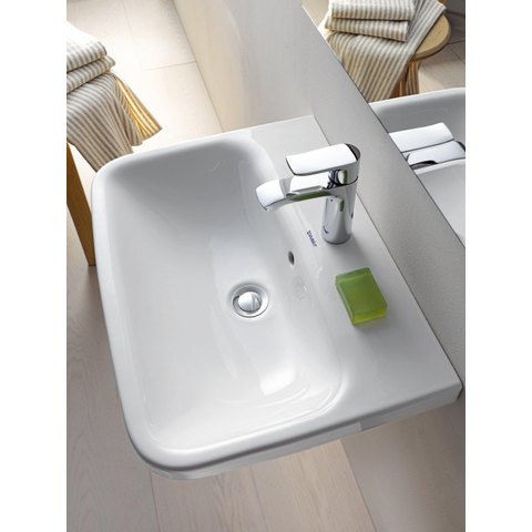 Duravit Durastyle Wastafel - 65x44cm - met 1 kraangat - met overloop - wit SW54093