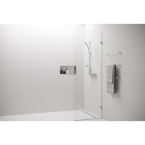 Easy Drain Compact 30 Clean Dryphon caniveau de douche 110cm acier inoxydable brossé SW452886