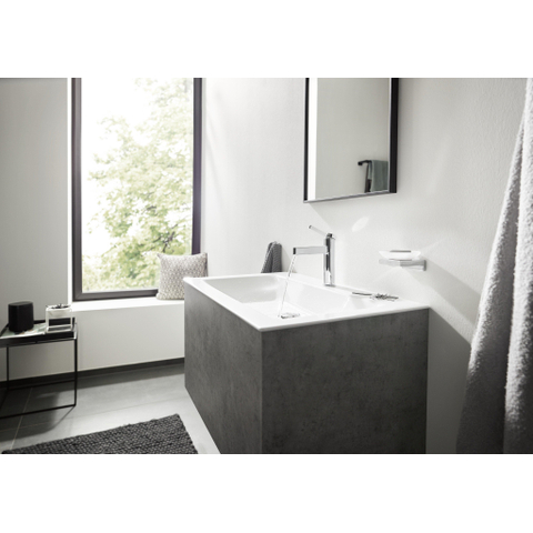 Hansgrohe Finoris 1 greeps wastafelkraan - 110 met afvoerplug - hoogglans chroom SW651096