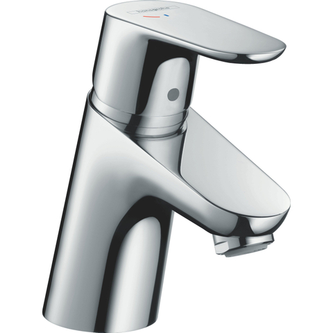 Hansgrohe Focus Eengreeps wastafelmengkraan - 70 - coolstart - met PopUp - trekwaste - hoogglans chroom 0452241